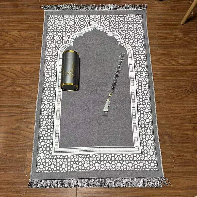 Premium 3pcs Portable Muslim Prayer Mat Set