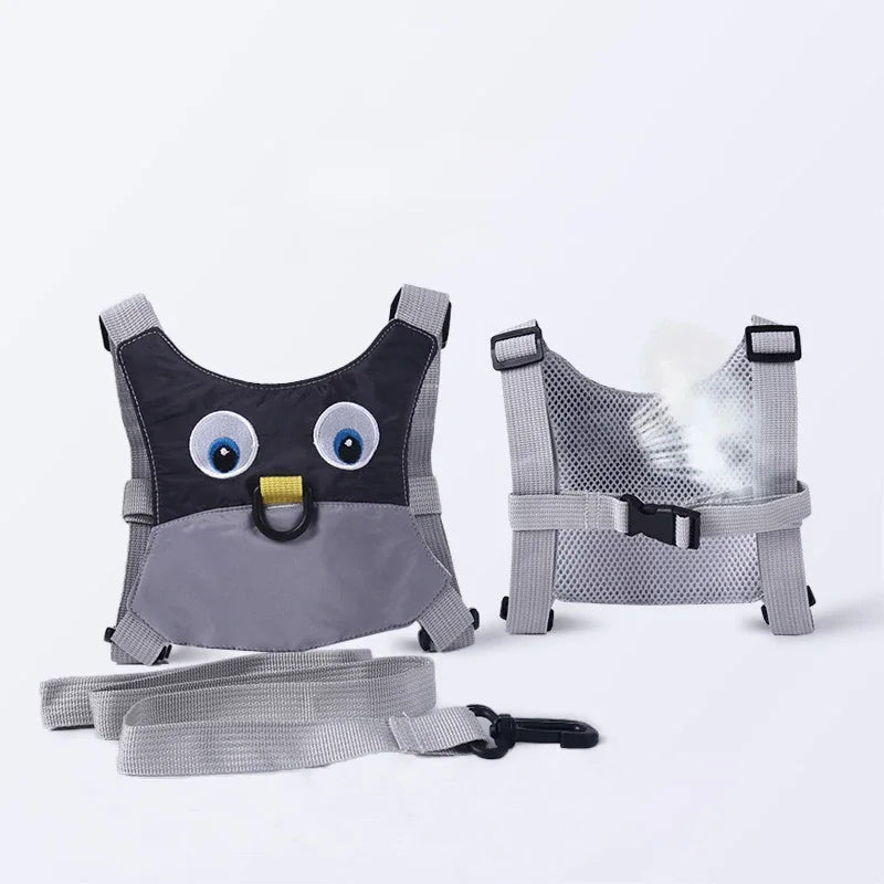 Children body harness with breathable back padding for hajj and umrah pilgrimage  